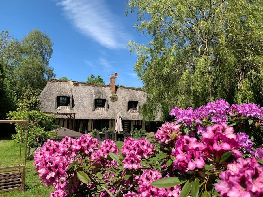 Chaumiere Familiale Weekend & Vacances Paisible Saint-Philbert-sur-Risle Екстер'єр фото